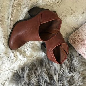 Lucky Brand Leather Booties